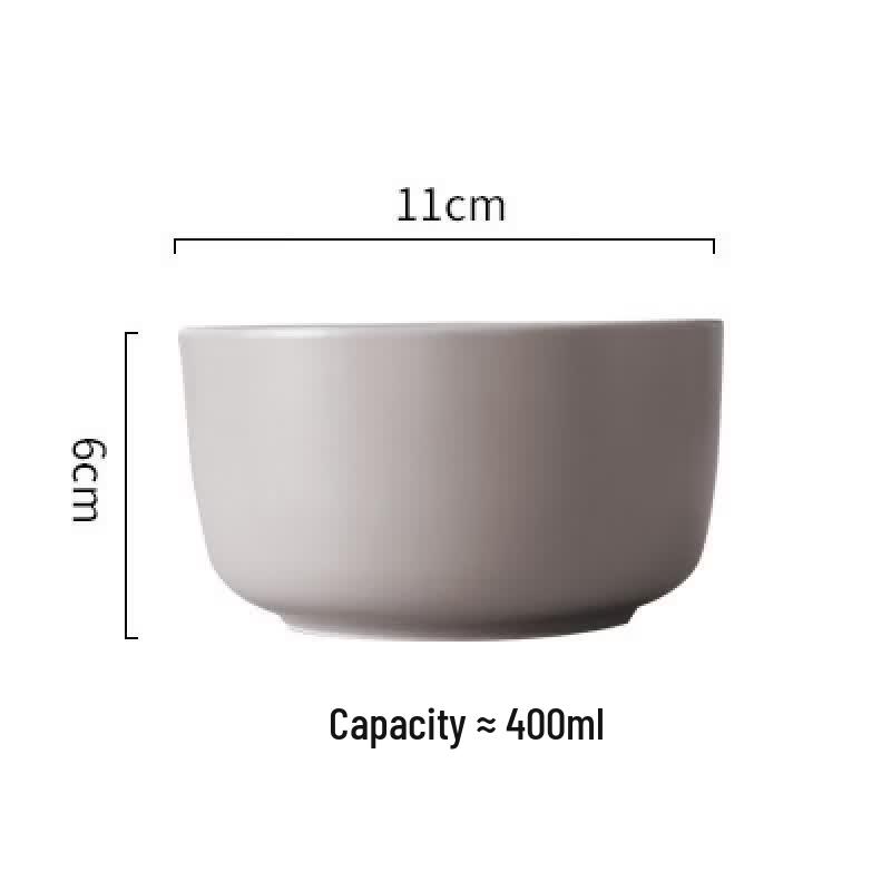 Ru Han Japanese Macaron Ceramic Rice Bowls