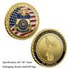 Fbi Gedenkmünze, Weißkopfseeadler, Erzengel Schwert Gedenkmünzen Anti-Terrorismus und Anti-Böses Gedenkmedaillen