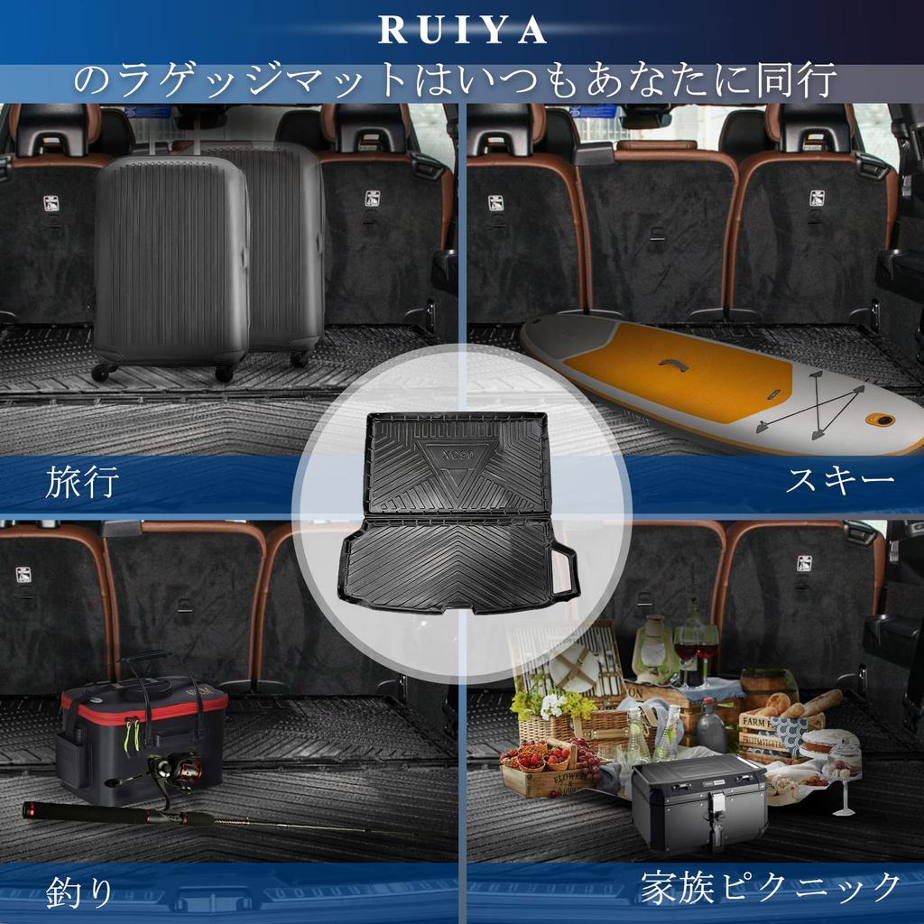 RUIYA Volvo XC90 Luggage Truck XC90 Luggage Cargo Trunk Floor Car Cargo Floor Trunk TPE Protective Abrasion Scratch Stain Easy To Install Mat, Mat,