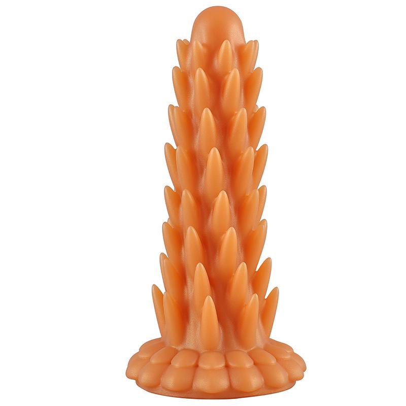 Colorful Luminous Silicone Hedgehog Anal Plug - Outdoor SM Toy for Rear Stimulation