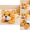 Cute And Fluffy Cartoon Tiger Plush Toy With Soft Filling Perfect For Child's Playtime