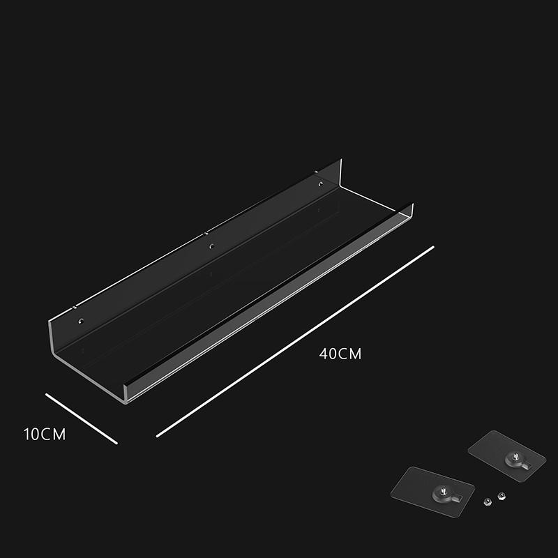 Clear Acrylic Shelves for Wall,Invisible Mounted Display Ledge Kids Bookshelf for Bathroom,Living Room,Bedroom,Kitchen,Study