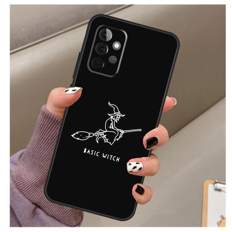 Gothic Witch Satan Case For Samsung Galaxy A33 A13 A53 A34 A54 A14 A15 A16 A26 A36 A56 A12 A32 A52 A06 A35 A55