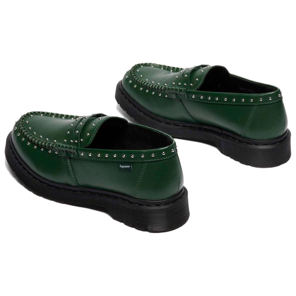 Supreme x Dr. Martens Penton Mokasyny z ćwiekami Ciemnozielone Buty sportowe Unisex 41873300