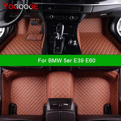 Car Floor Mats For BMW 5er E39 E60 520-550 1994-2010 Auto Carpets Foot Coche Accessorie