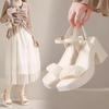 High-heeled Sandals for Women's Summer New Versatile Thick-heeled Mary Jane Fashion Shoes for Women with Skirts