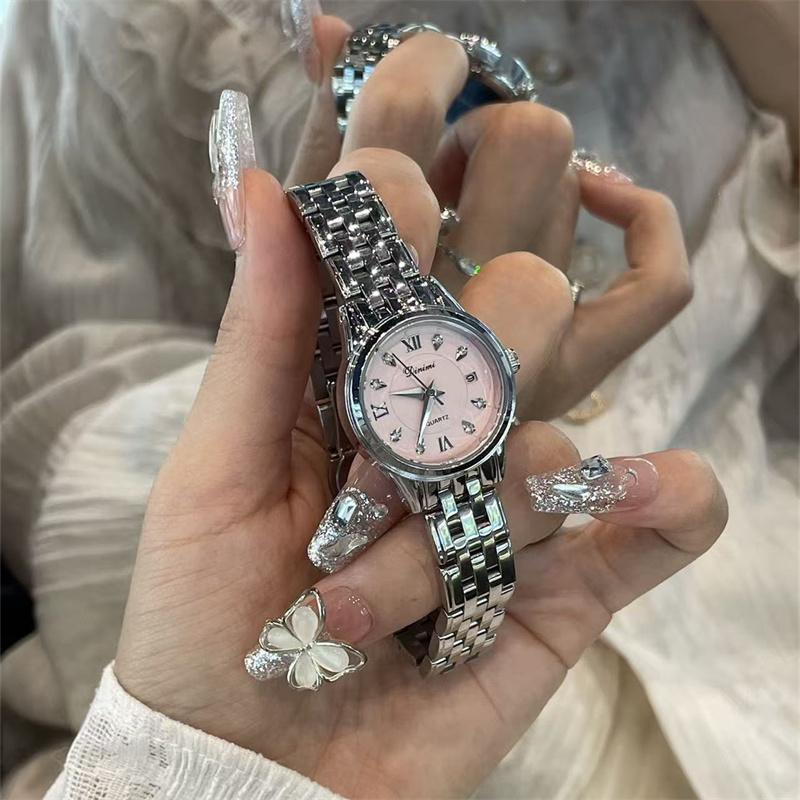 High-end high-quality watch art casual fashion design business new metal quartz watch ladies surprise gift