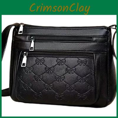 Dimensional Kangaroo Three Street Square Bag Women Polyester Lining Inner Pocket
