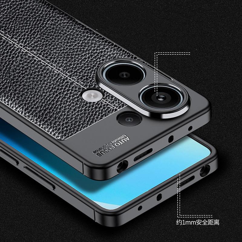 For Xiaomi Redmi Note 13 Pro 4G Case Xiaomi Redmi Note 13 Pro Plus 5G Cover Shockproof Silicone Business Style Protective Cover