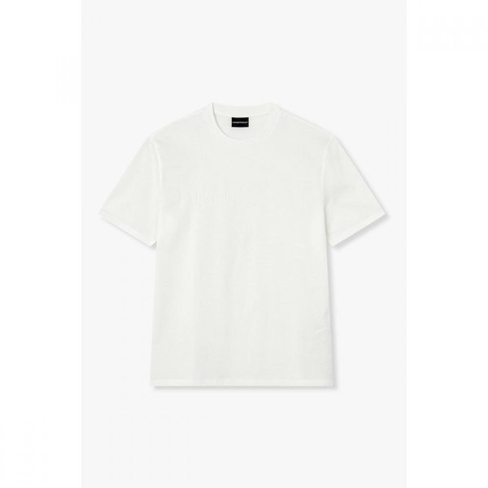 Emporio Armani Men S CenTer Logo Jacquard T ShirT A516126008 M