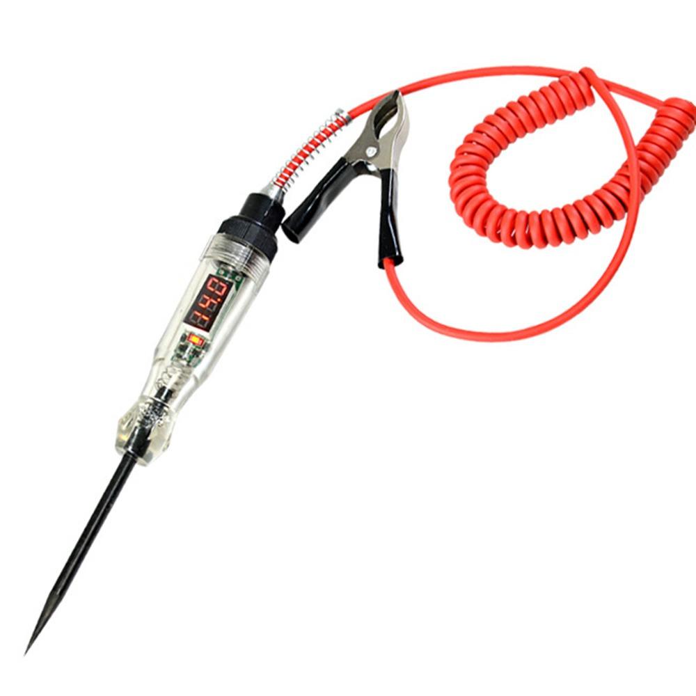 6V 12V 24V Car Diagnostic Probe Test Pen Light Bulb Electric Measuring Pen  DC Car Scanner