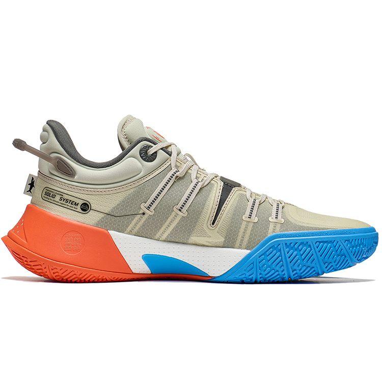 Li Ning CJ-2 Dream Non-Slip Wear-Resistant Low-Top Basketball Shoes Men sneaker Bone-White ABAS001-9