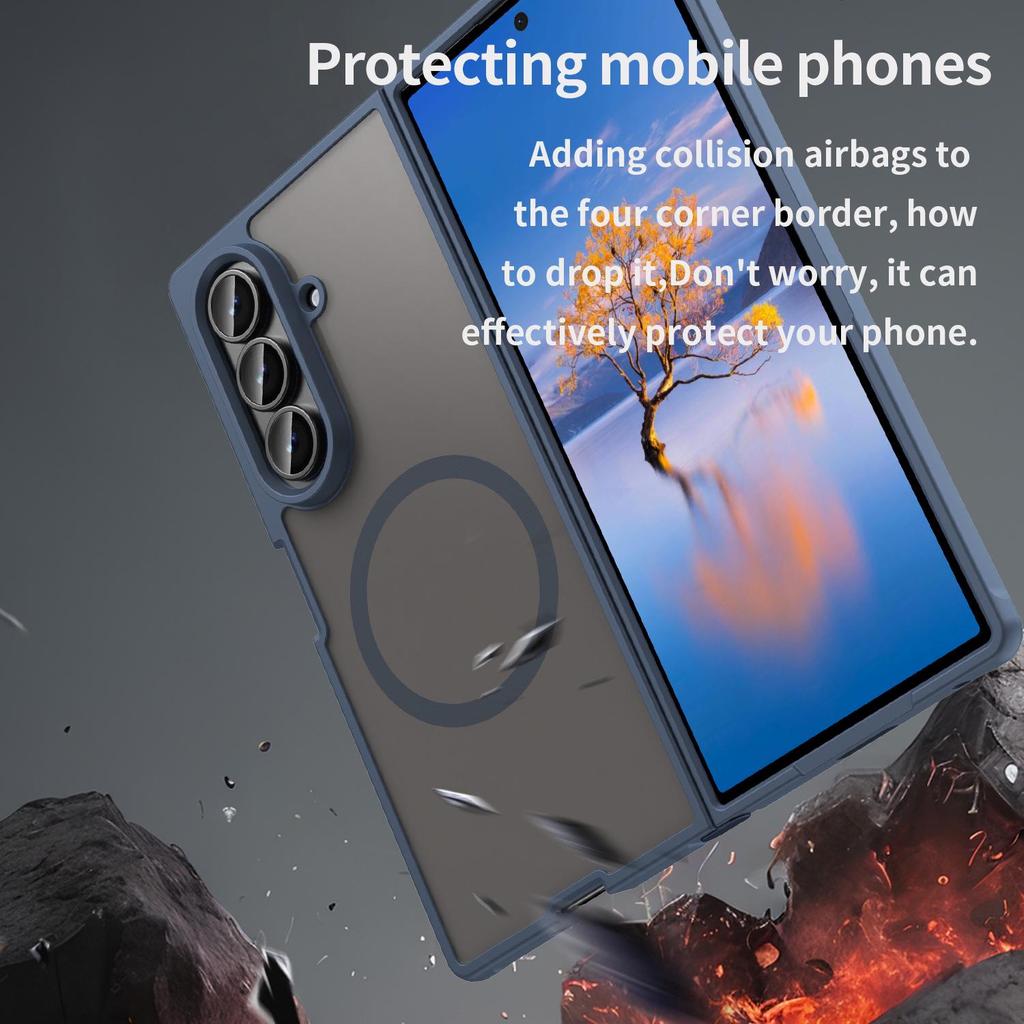 Vandun Magnetic Anti-Fall Case for Samsung Z Fold7 – Precise Lens Cutout
