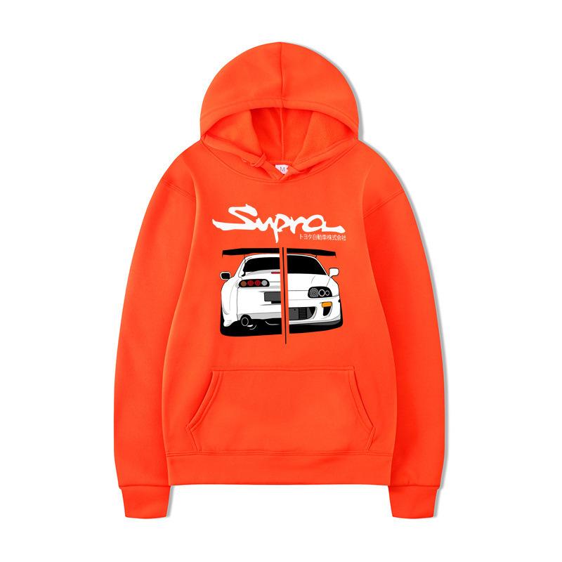 New Men's Daily Sweater, Header D Racing Autumn Sweater with Hat