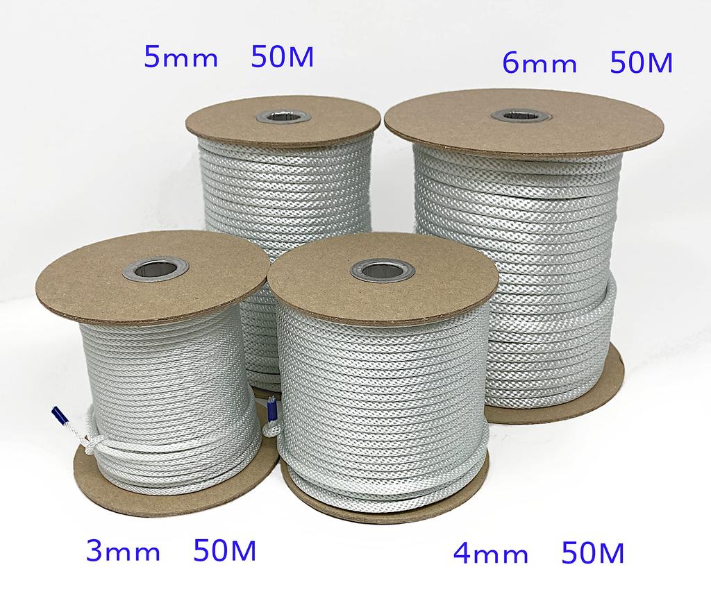 Taisei Seisakusho Kongouuchi Nylon (S) Rope, Bobbin-Wound, Diameter: 5mm, Length: 50m