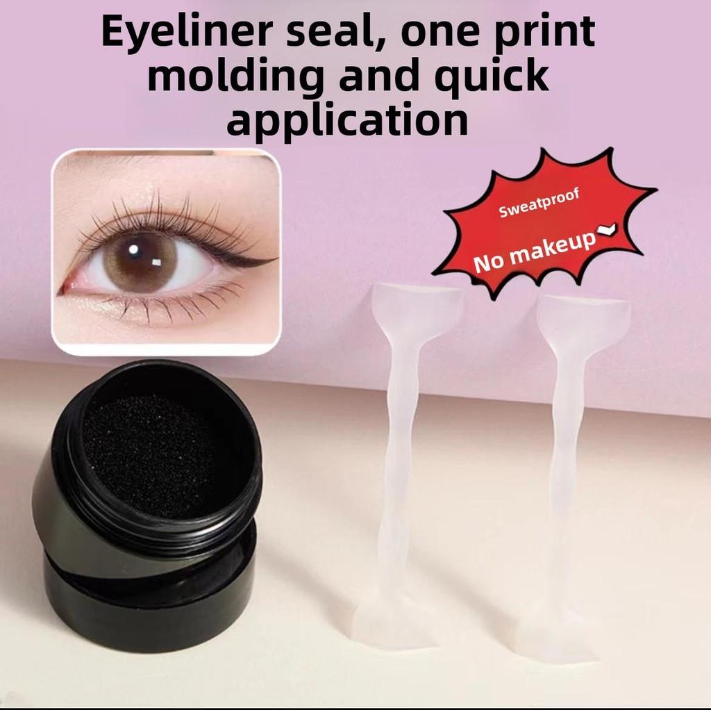 Stempel do eyelinera Impreza Studencka Narzędzie do Makijażu Piękności Stempel do Eyelinera Ręka Niezdarna Imprezowy Eyeliner Szybkie Jednodotykowe Narzędzie do Makijażu Oczu