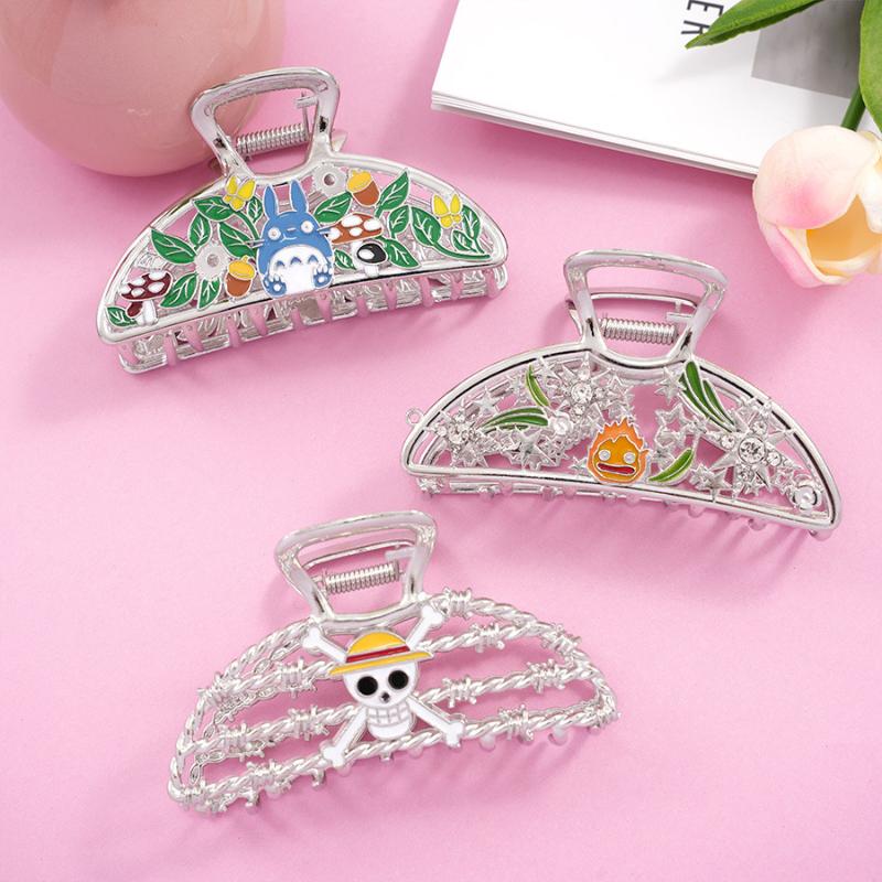 2025 Cute Creative Cartoon Hair Claw Boat Dragon Large Hair Claws Japanese Cat  Claw Clip Hair Accessories For Women