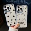 Funny Cute Cat Dog Paws Phone Case for Xiaomi Redmi A5 10C 12 13 13C 14C Note10 12 13 14 Pro Plus 4G 5G Transparent Soft Cover
