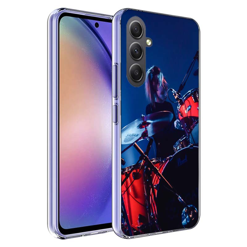 Drum Drummer Music Dj Phone Case for Samsung A17 A37 A57 A07 A16 A26 A36 A56 A06 A02S A12 A22 A32 A52S A04S A14 A24 A34 A54 A03