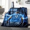 1pc Haaland1 Blanket, Gift, for Men and Women, Soft Blanket, Good for Sofa Bed Couch Travel, Lightweight Flannel Blanket