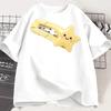Cute Star Hair Clip Graphic T Shirt Women Casual Short Sleeve O Neck Loose Tee Kawaii Cartoon Print Summer Harajuku Top