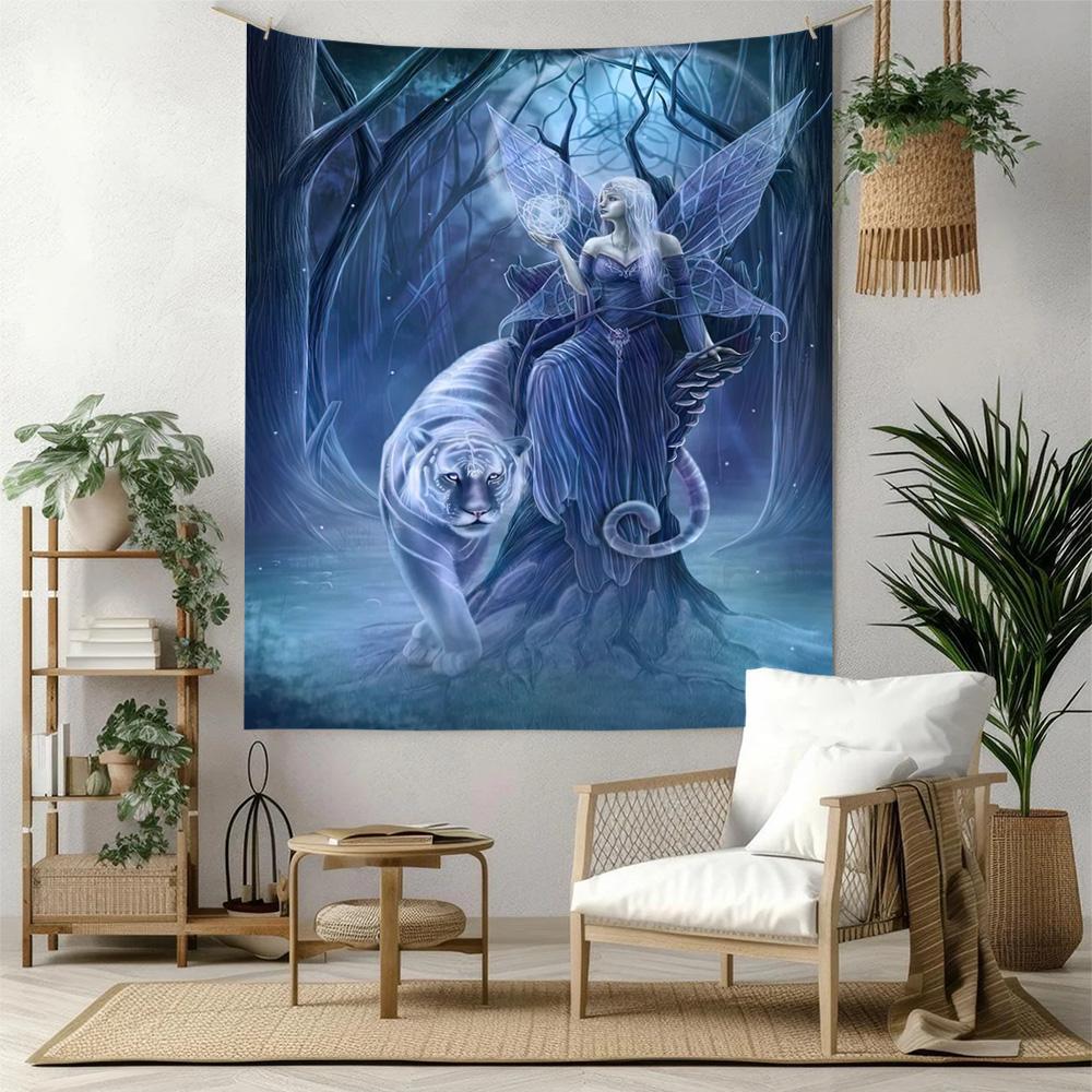 Gothic Style Wall Decor Tapestry Art For Pet Memorial Birthdaywedding Party Backdrop Family Gift