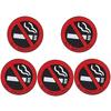 No Smoking Car Stickers Styling Round Red Sign Vinyl Sticker for Auto Motorcycle Home Wall Outdoor Car Accessories