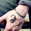 3D Spider Scorpion Temporary Tattoo Stickers Halloween Fake Tattoo Body Art