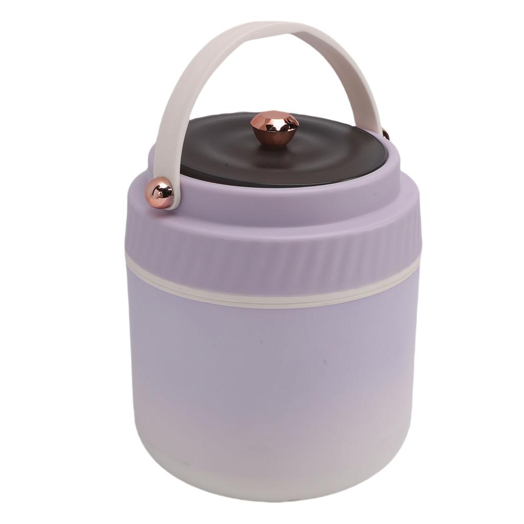 304 Stainless Steel Vacuum Insulated Food Jar Lunch Box 1200ML Wide Mouth Insulated Food Container with Spoon