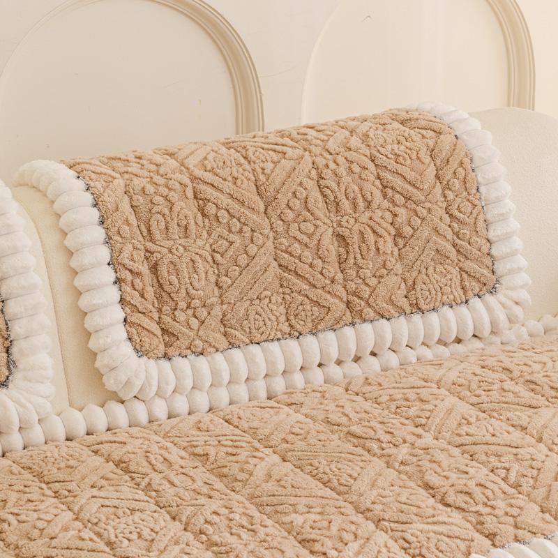 Zesílený protiskluzový potah na pohovku Univerzální odolná pohodlná celoroční podložka s polštářem pro obývací pokojovou židli