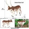 Kids' Cognitive Farm & Ranch Animal Models - Cow, Buffalo, Bison Desktop Toy Ornament