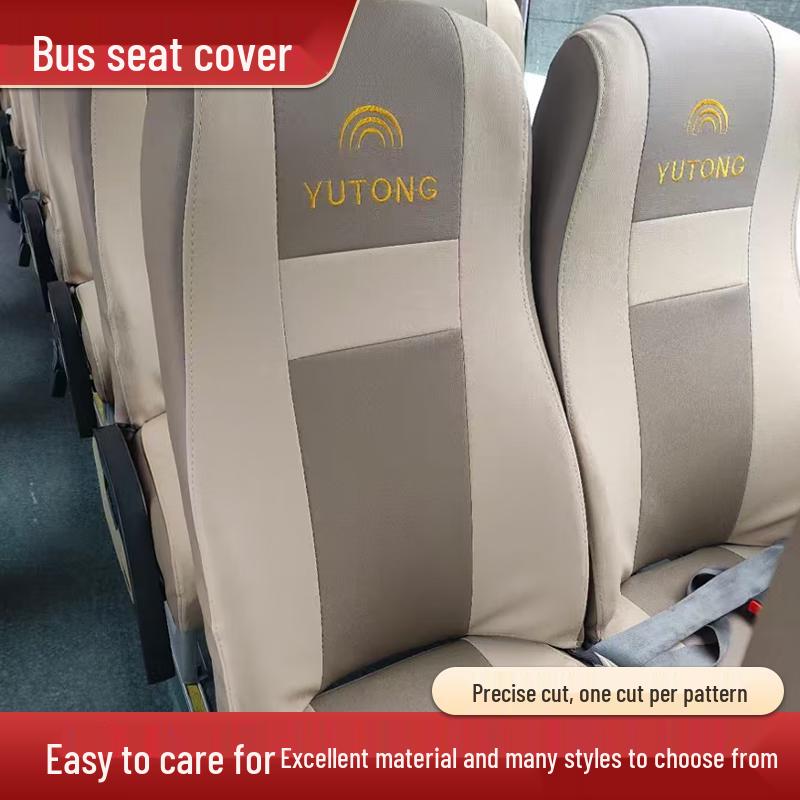 BRIANDA 17-Seater Commercial Vehicle Leather Seat Cover