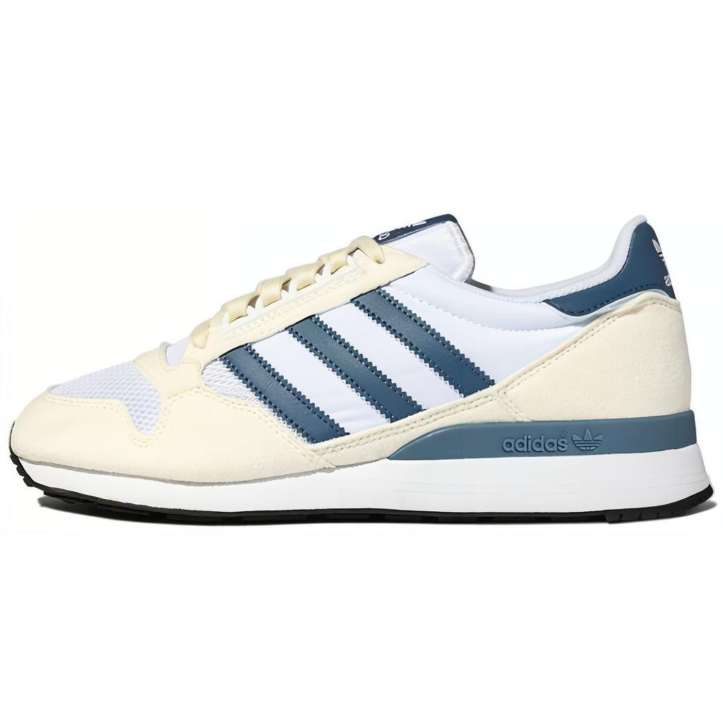 adidas Originals ZX 500 Bequeme Alltags-Sneaker Langlebige Low-Top Lifestyle-Sneaker Unisex-Sneaker Weiß Blau HP9058