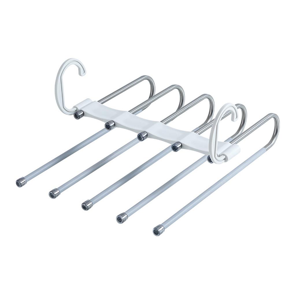 Multi-layer Trouser Hanger Saving Space Pants Organizing Shelf For Bathroom