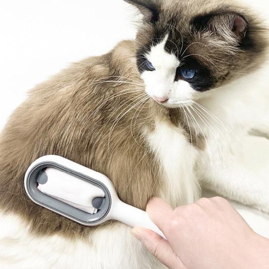 54 Teeth Pet Comb Water Spray Cat Hair Grooming Comb Ergonomic Design Dog Hair Remover Brush Pet Beauty Tool