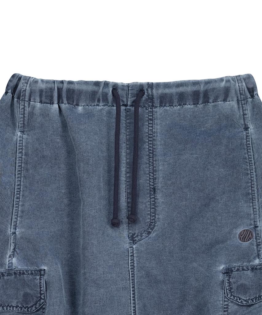 Off Grid Og Shield Pigment Cargo Flare Skirt - Navy