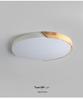 Natural Wood LED Ceiling Lamp for Bedroom and Living Room