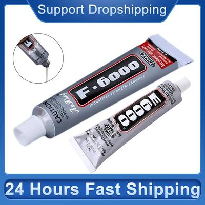 1 unidad 20 g Adhesivo Instantáneo Grado Industrial F6000 Para Unión de Tejidos Reparación Ropa de Cuero Pedrería Cuentas Adhesivo para Uñas