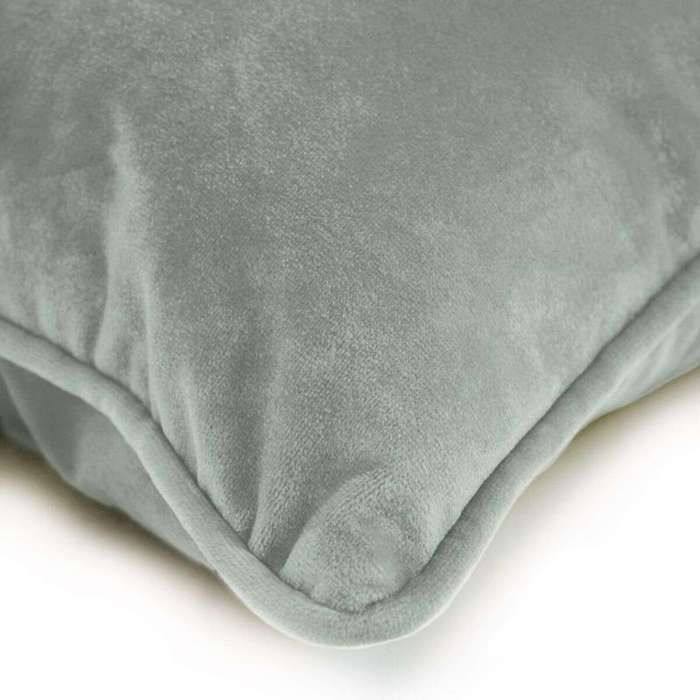 Light Grey Velvet Cushion 60x40