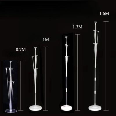 Narozeninová oslava Průhledný plovoucí držák Stolní dekorace Plovoucí balónový sloup Základ pro značení cesty