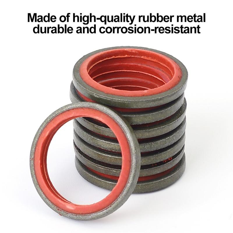 100 шт. прокладка из металлической резины для слива масла — фото 4