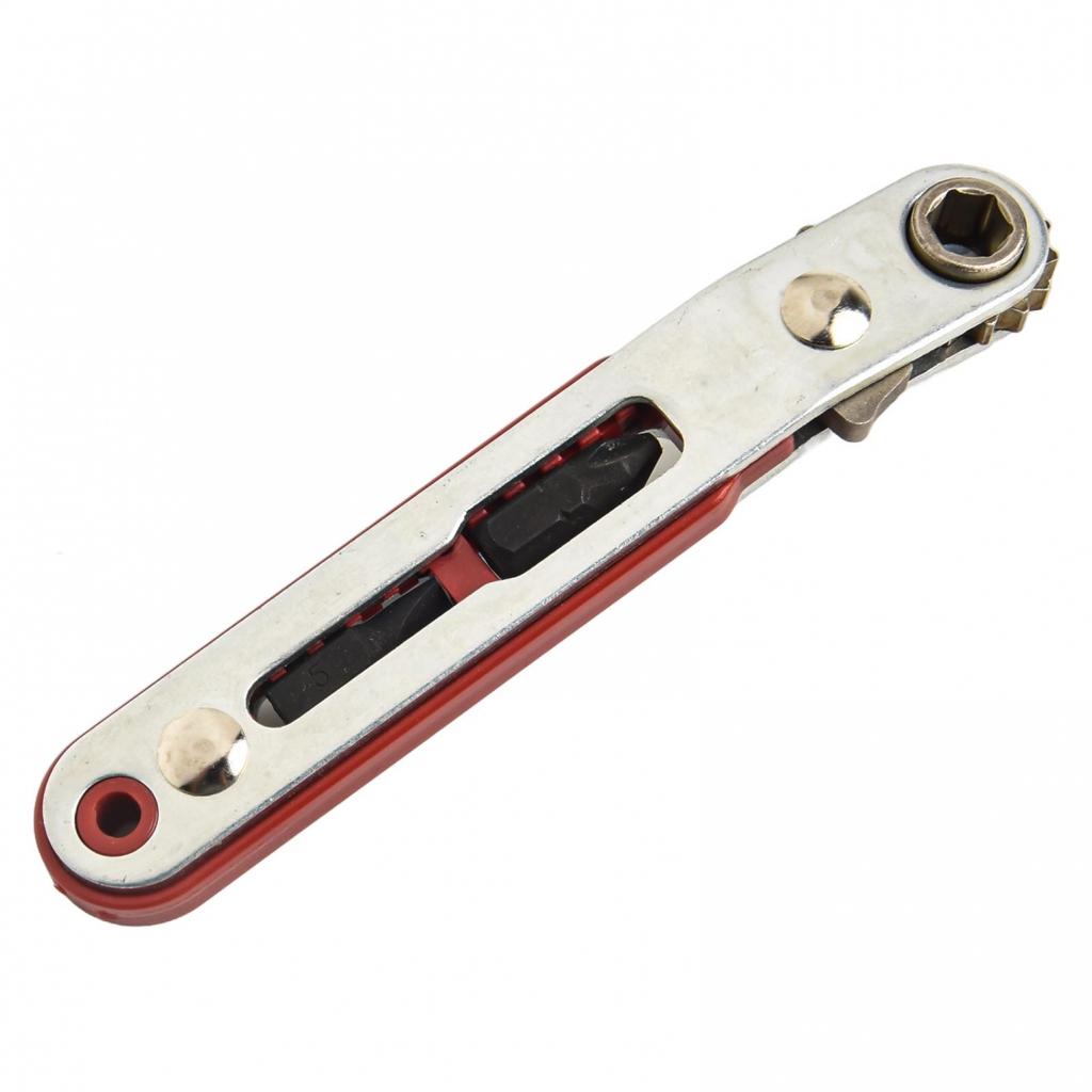 Compact Two Way Ratchet Screwdriver Set Corner Bend Set