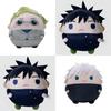 בובות קטיפה חמודות של Jujutsu Kaisen עם דמויות גוג'ו סאטורו, יוג'י איטאדורי ומגומי פושיגורו בעיצוב קטיפה קצרה ורכה לאספנים ומעריצים