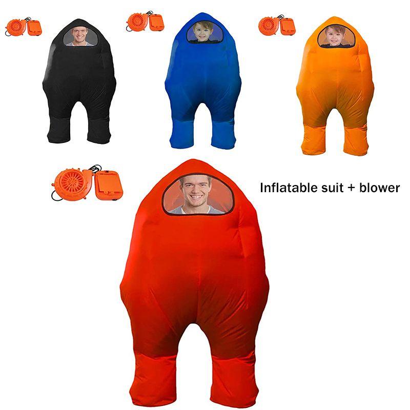 Kostium dmuchany skafander kosmiczny Among Us na cosplay i imprezy Halloween