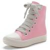 Fashionable Street Boots, College Style Boots, Big Eyelets, Short Boots