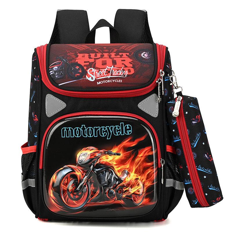 Children'S School Bags Cartoon School Bags For Primary School Students Astronaut Lightweight Cartoon Backpack