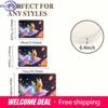 Pokemon Pikachu Colorful Particles Art Print Non-Slip Doormat, Absorbent Floor Mat for Home Decor