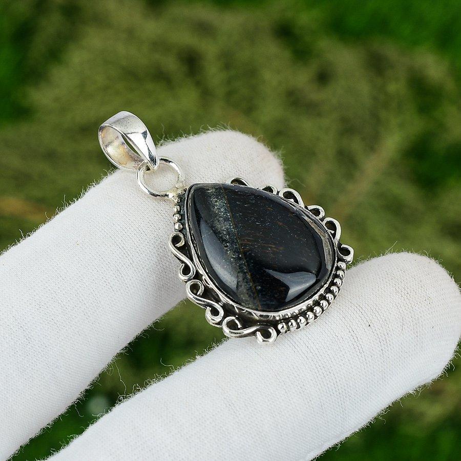 Anniversary Gift For Her Natural Nellite Gemstone Pendant 925 Sterling Silver