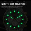 Men's Chronograph Quartz Watch Calendar Waterproof Luminous Stainless Steel Strap Luxury Wrist Watch for Men