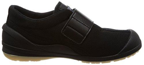 Asahi Kenkokun 502A Indoor/Sport Shoes, Made in Japan, Black/Black, 15.5 cm, 3E